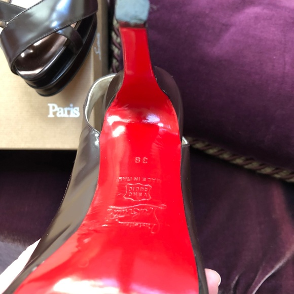 Louboutin Sling Back Pumps - Picture 5 of 8